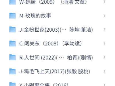 经典高分国产家庭伦理剧电视剧【小欢喜】【闯关东】【金粉世家】等等