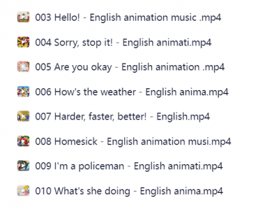 美国儿童启蒙教育英语学习动画系列【1000集全】 