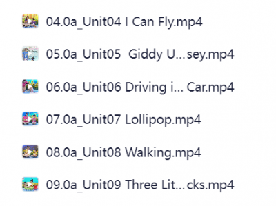 清华幼儿英语启蒙动画48集全