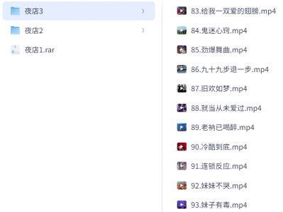 精选125首夜店dj车载mv 高清全1080p MP4/14g
