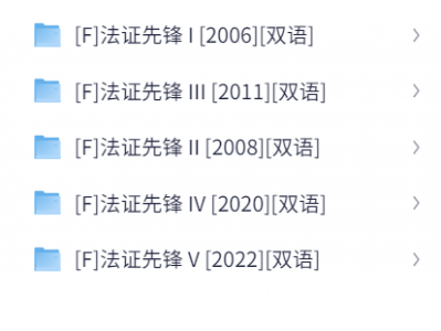 法证先锋（2006-2022）S01-S05部全 4K 国粤双语音轨 中文字幕 